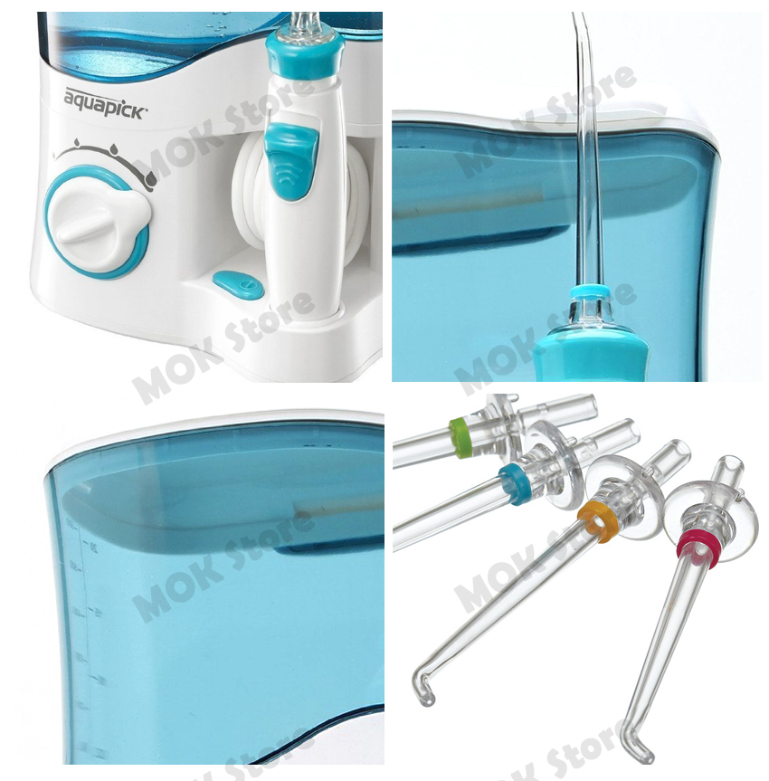 New Aquapick Aq 300 Oral Irrigator Dental Care Water Flosser Waterjet Clean Plug 796327397977 Ebay 